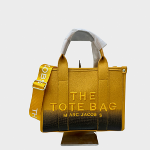 Dual Shade Yellow Leather ToteBag