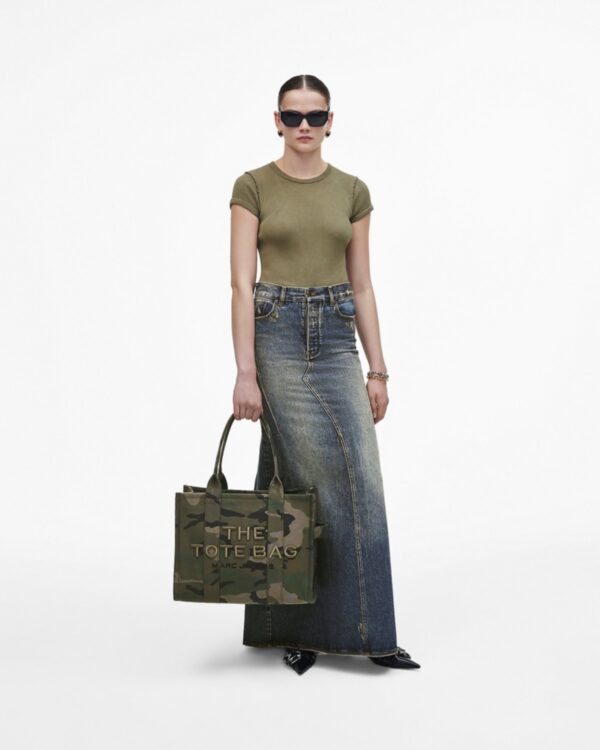 Camo Jacquard Tote Bag