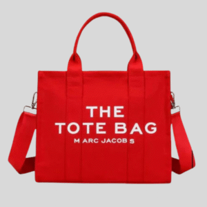 marc jacobs red canvas tote Bag​