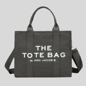Dark Grey Canvas Tote Bag